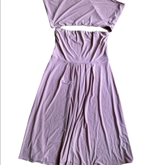 NWOT Multi-Way Loop Fit & Flare Dress DESSY COLLECTION size L - Picture 3 of 11